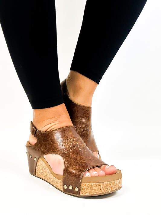 Corky's Saddle Stitch Carley Sandals