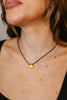 Tova Iza Necklace in Gunmetal Electric Orange - FINAL SALE