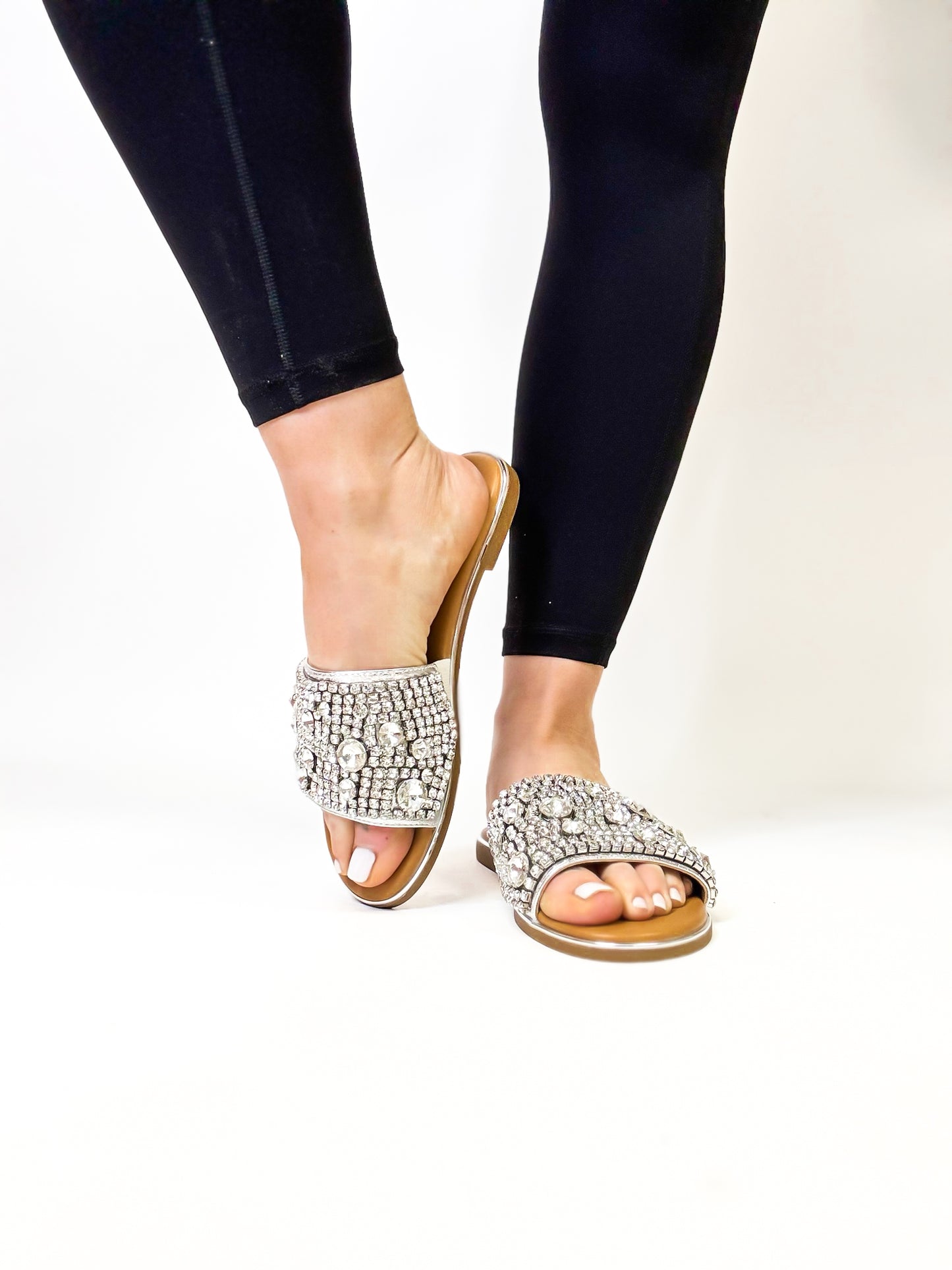 Corky's Silver Gimme Kiss Sandals