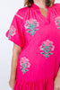Flourish and Flounce Dress in Fuchsia - Reg/Curvy
