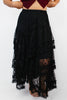 Black Lace Reverie Skirt