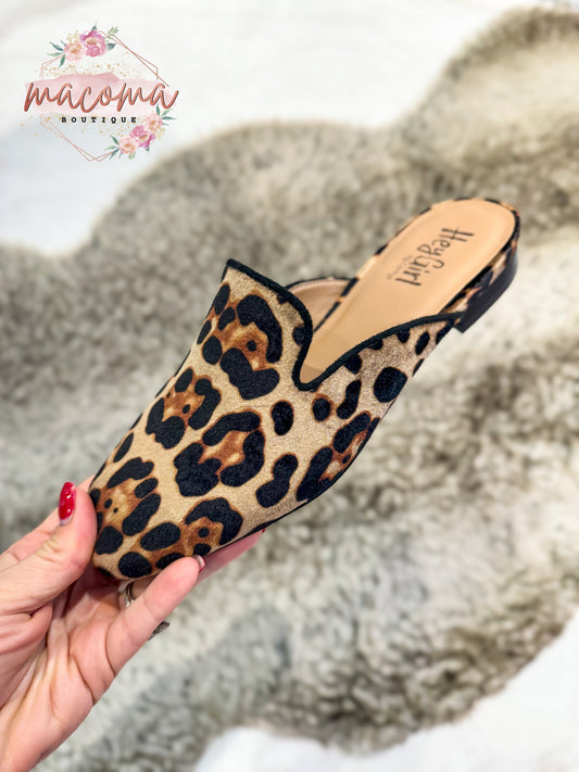 Corky's Leopard Velvet Spotlight Shoes