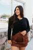 Pocket Perfect Suede Skirt