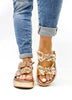 Corky's Rose Gold Metallic Lil Bit Knotty Sandals