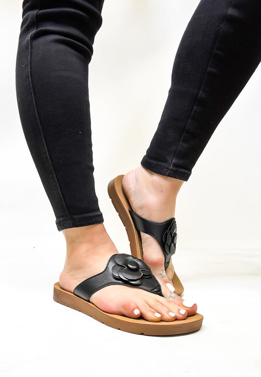 Corky's Black So Delish Sandals