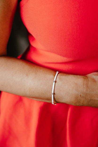 Tova Everly Cuff In White