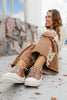 Very G Tan Madeline Tooled Sneakers