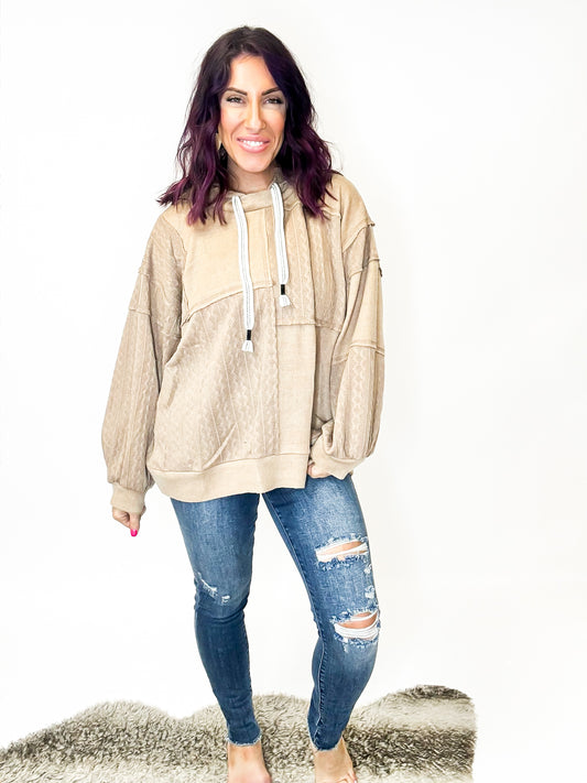 Toasted Mocha Hooded Sweater