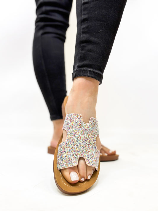 Corky's Mermaid Glitter Bogalusa Sandals