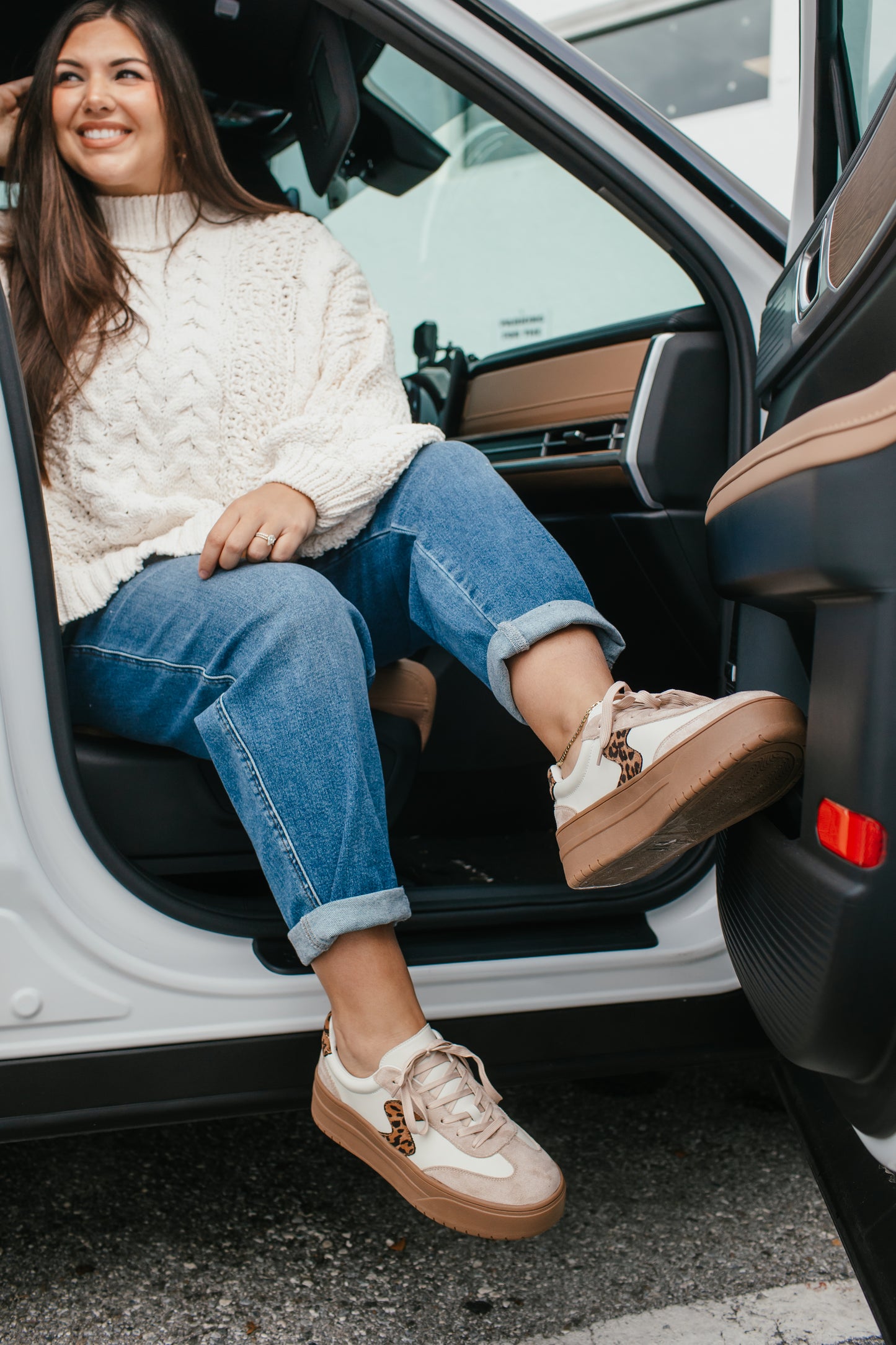 Corky's Ivory Pop Off Sneakers