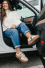 Corky's Ivory Pop Off Sneakers