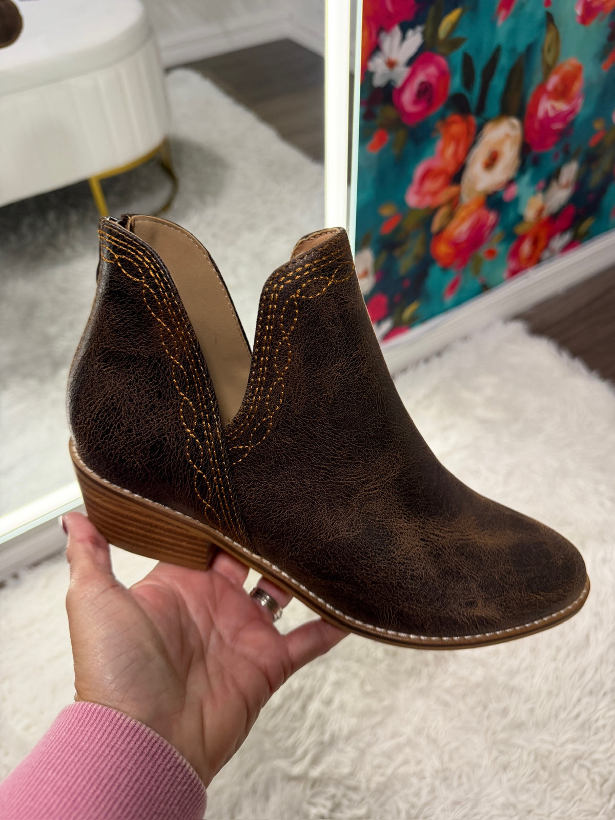 Corky's Espresso Crinkle Dive Bar Boots