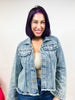 Veste en jean glam rock