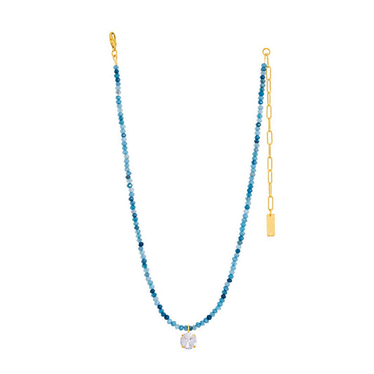 Tova Paige Necklace in Teal - FINAL SALE
