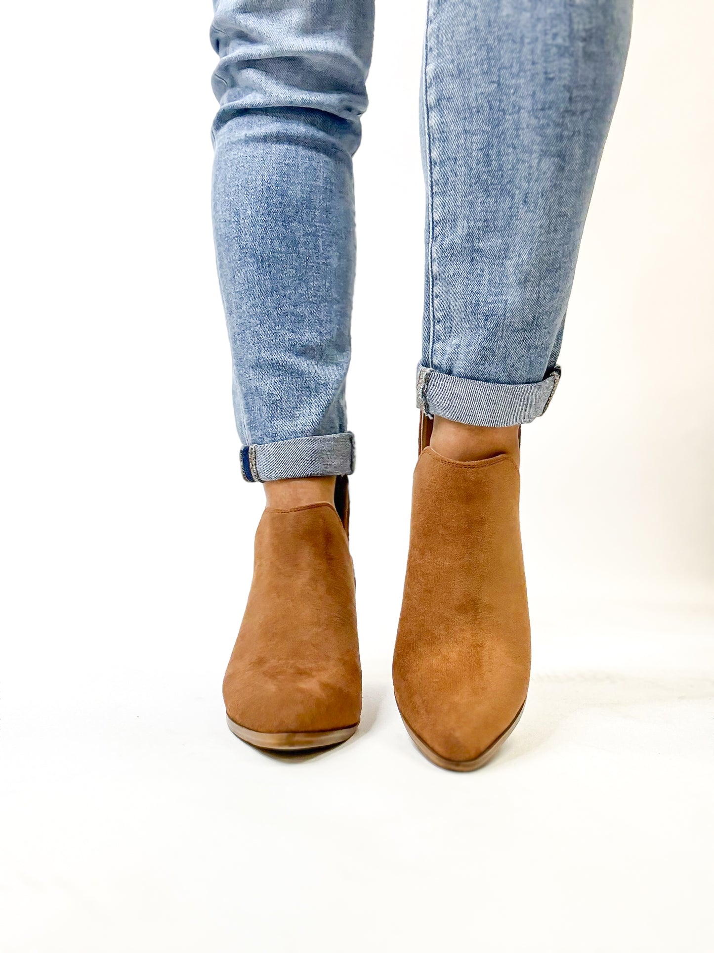 Corky's Tobacco Faux Suede Sassy Pants Boots