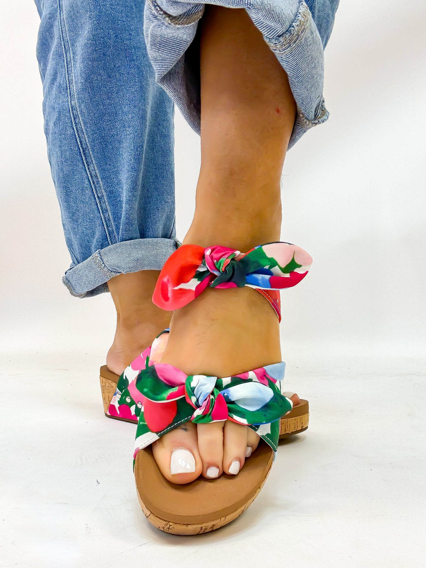 Corky's Floral Sittin Pretty Wedges