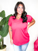 Best Boyfriend Ever Top in Magenta - Reg/Curvy FINAL SALE