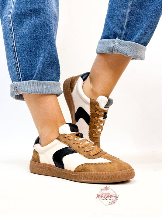Corky's Tan Combo Spoiler Alert Sneakers