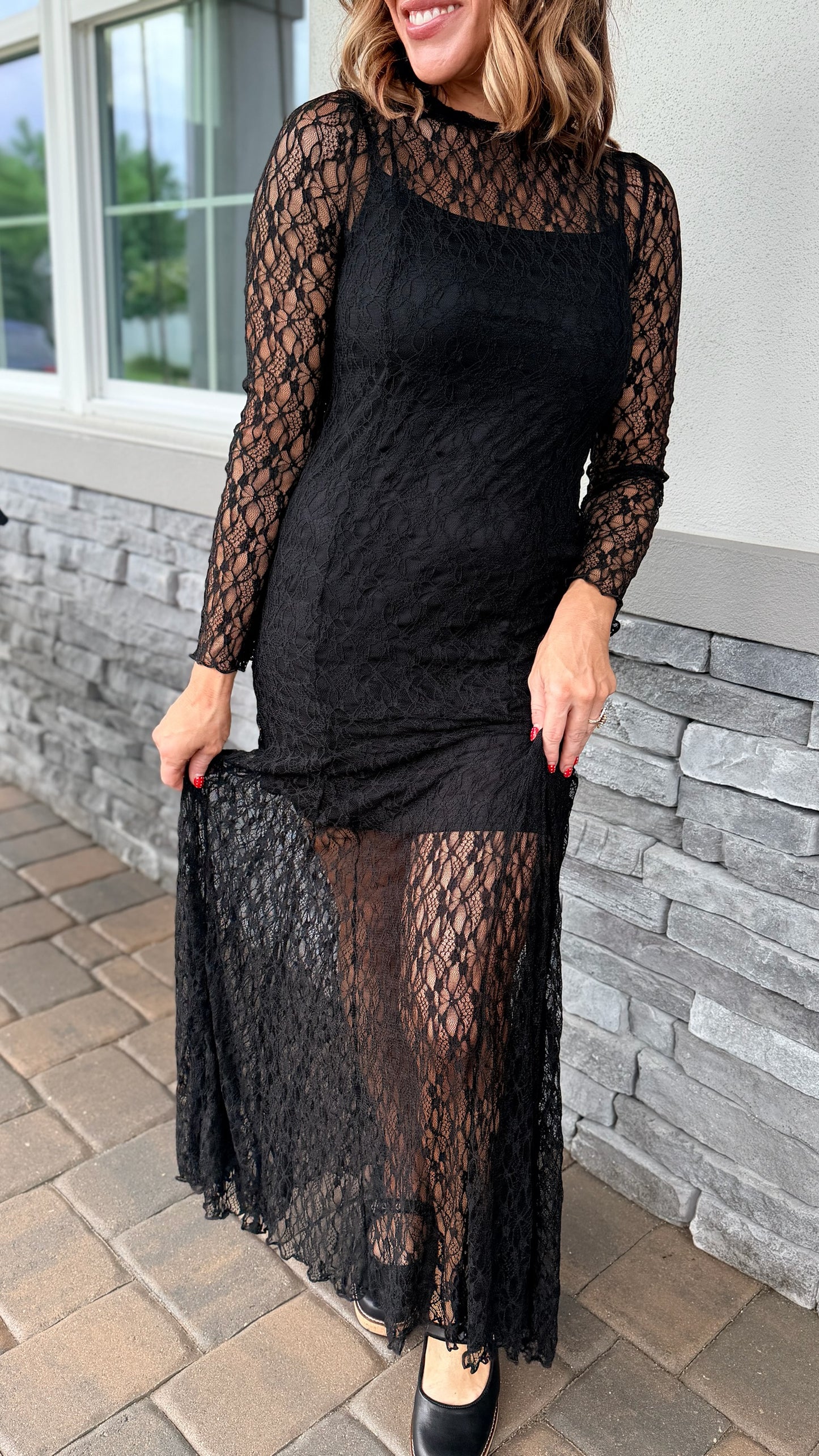 Black Rose Dress