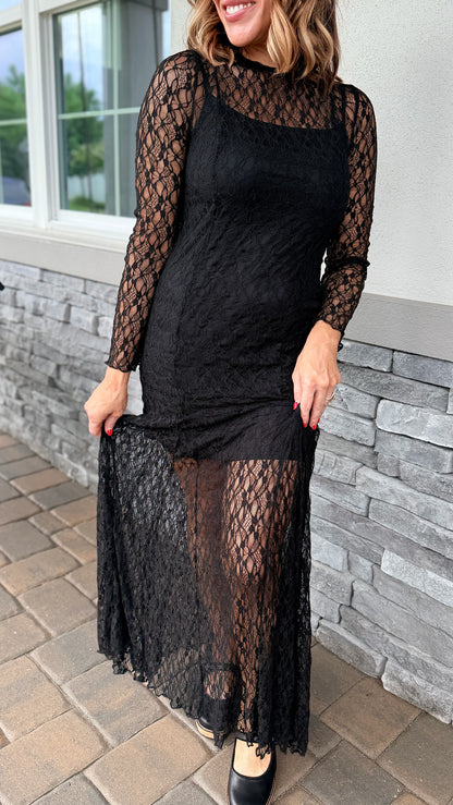 Black Rose Dress