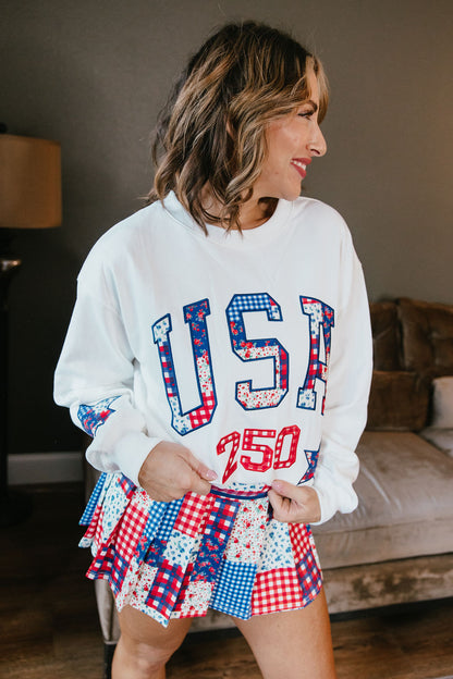 Firecracker Floral Sweater