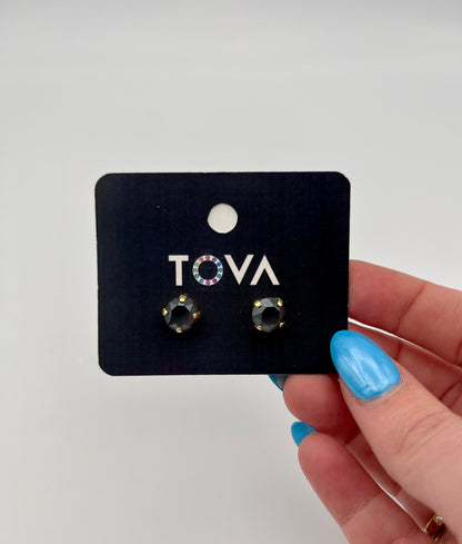 Tova Oakland Studs In Gray
