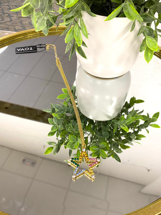 Tova Rigel Necklace in Multi Color - FINAL SALE