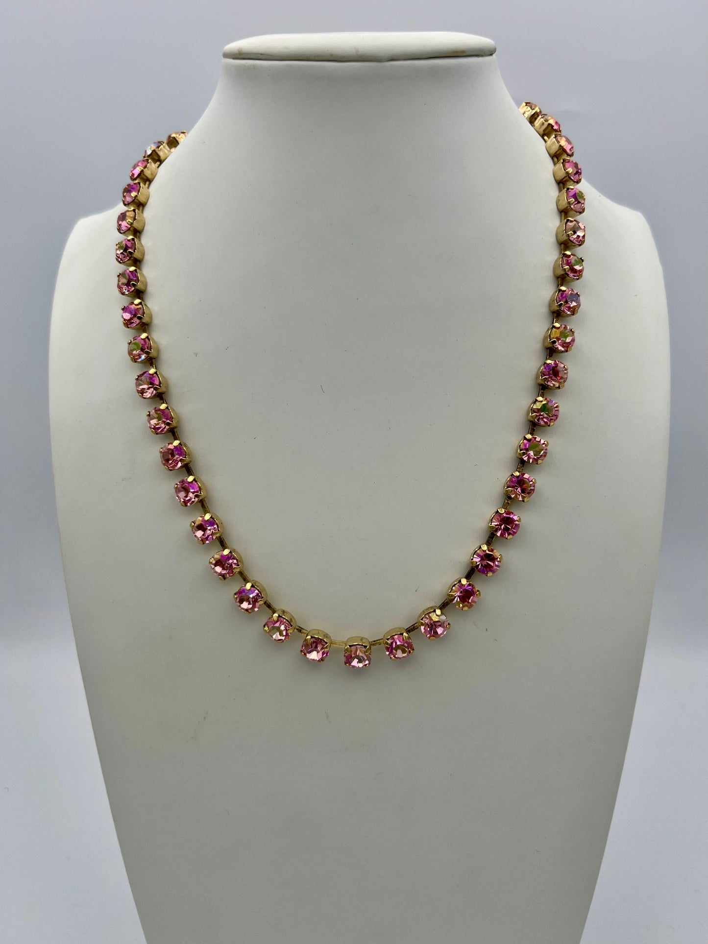Tova Sarina Necklace In Custom Silver Light Rose Glimmer