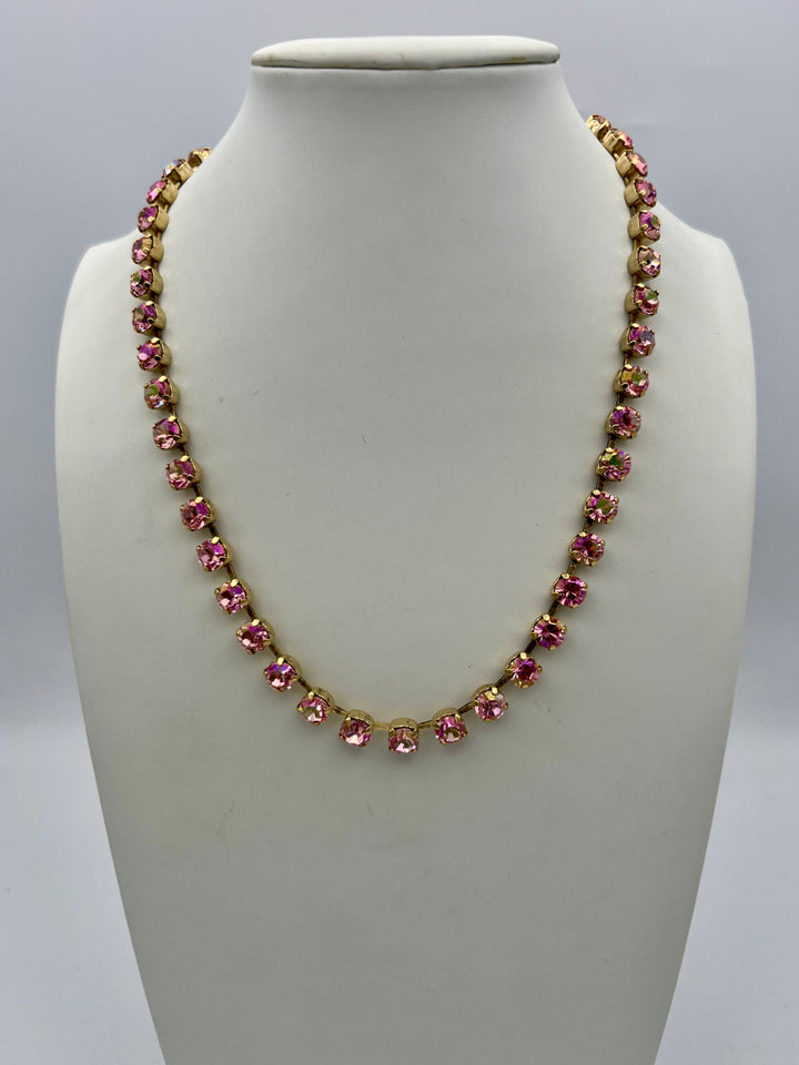 Tova Sarina Necklace In Custom Silver Light Rose Glimmer