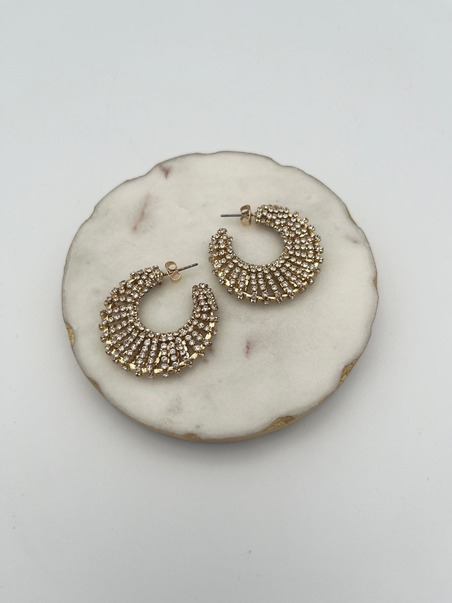 Caden Earrings in Gold