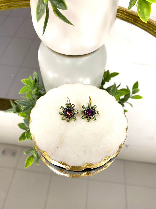 Tova Blaire Earrings in Midnight - FINAL SALE