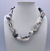 Key to My Heart Knotted Scarf Necklace