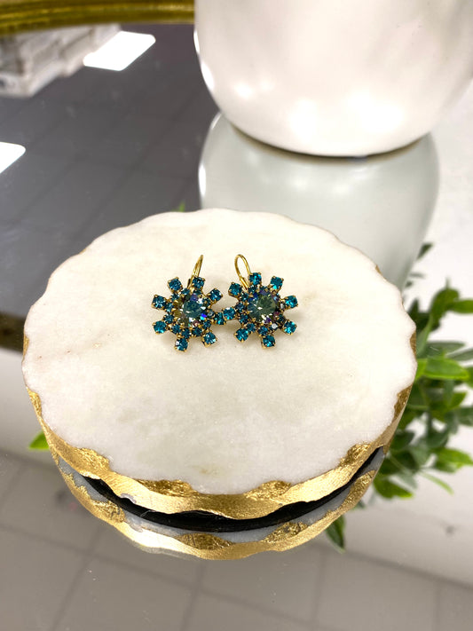 Tova Blaire Earrings in Aqua Verde - FINAL SALE
