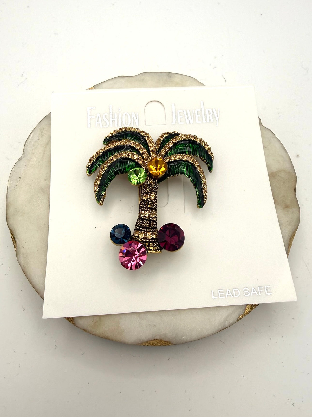 Palm Tree Brooch