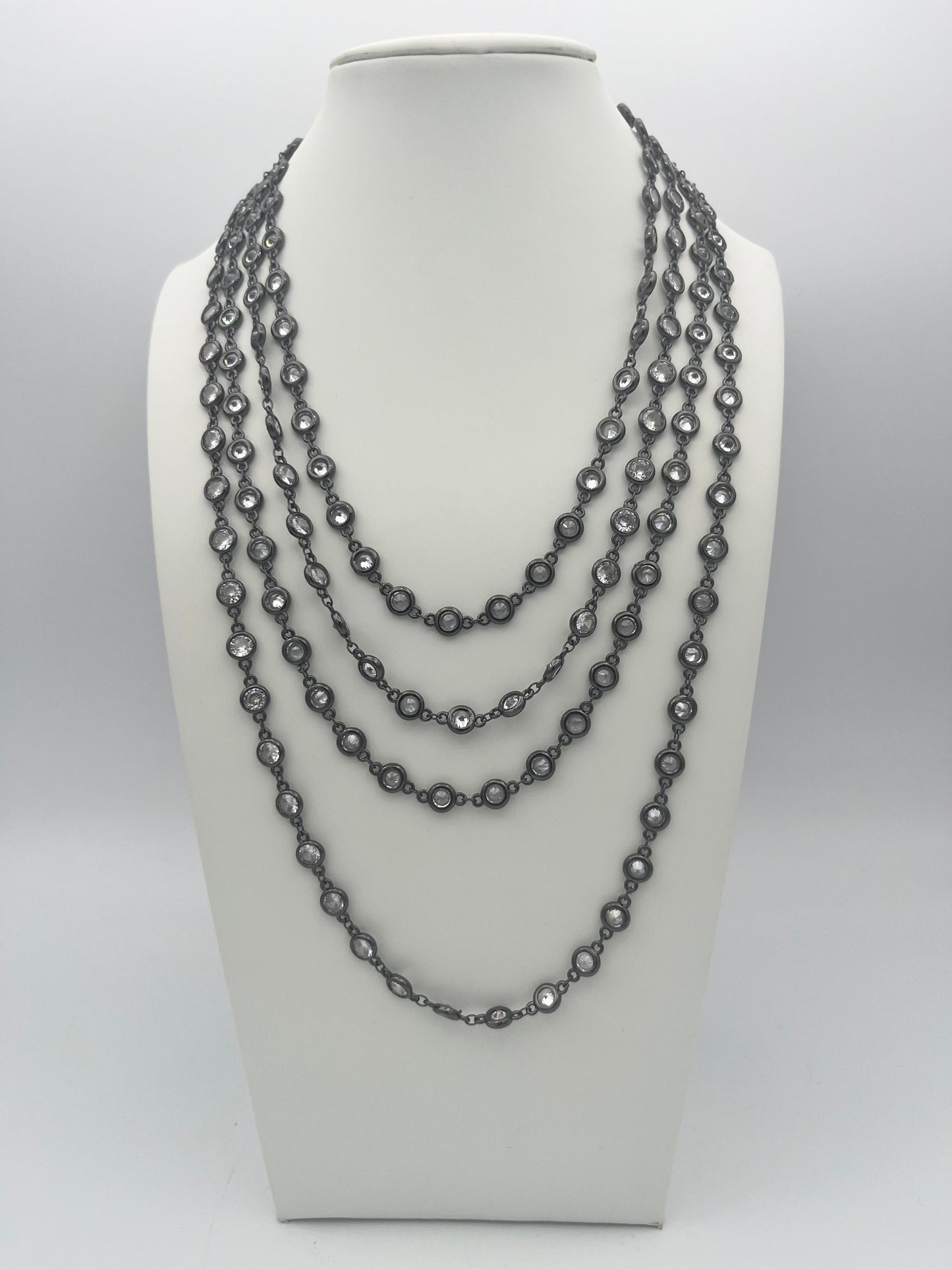 Presale: Gunmetal Lexi Magnetic Clasp Necklace