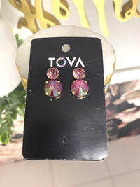 Tova Maegan Earrings in Orchid Ignite Purple Haze