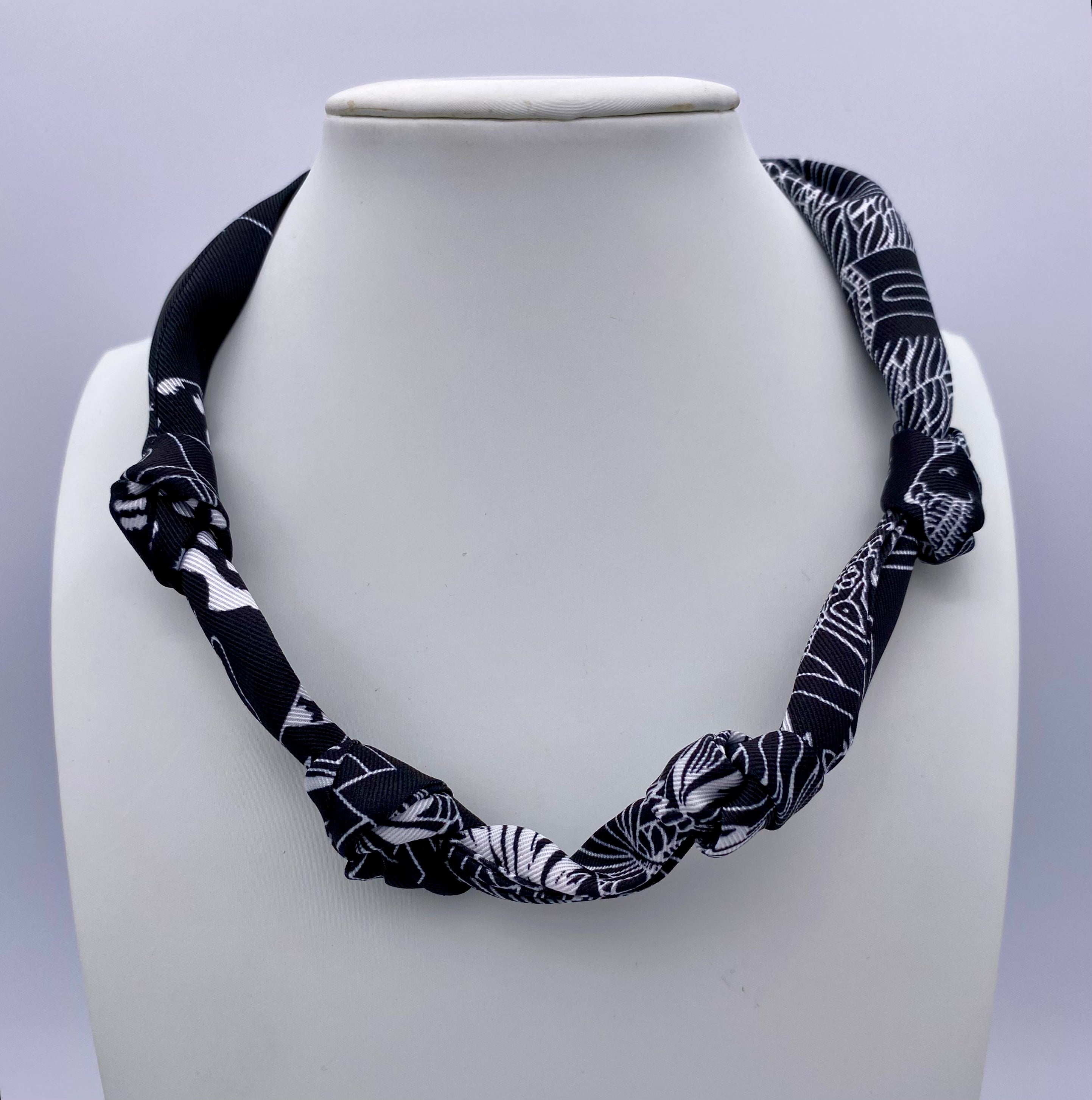 Weekend Wardrobe Knotted Scarf Necklace