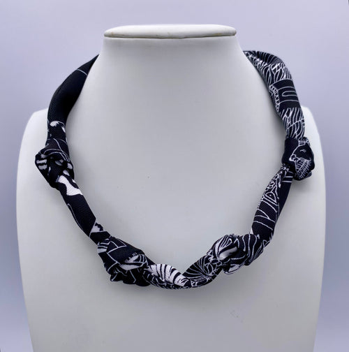 Weekend Wardrobe Knotted Scarf Necklace
