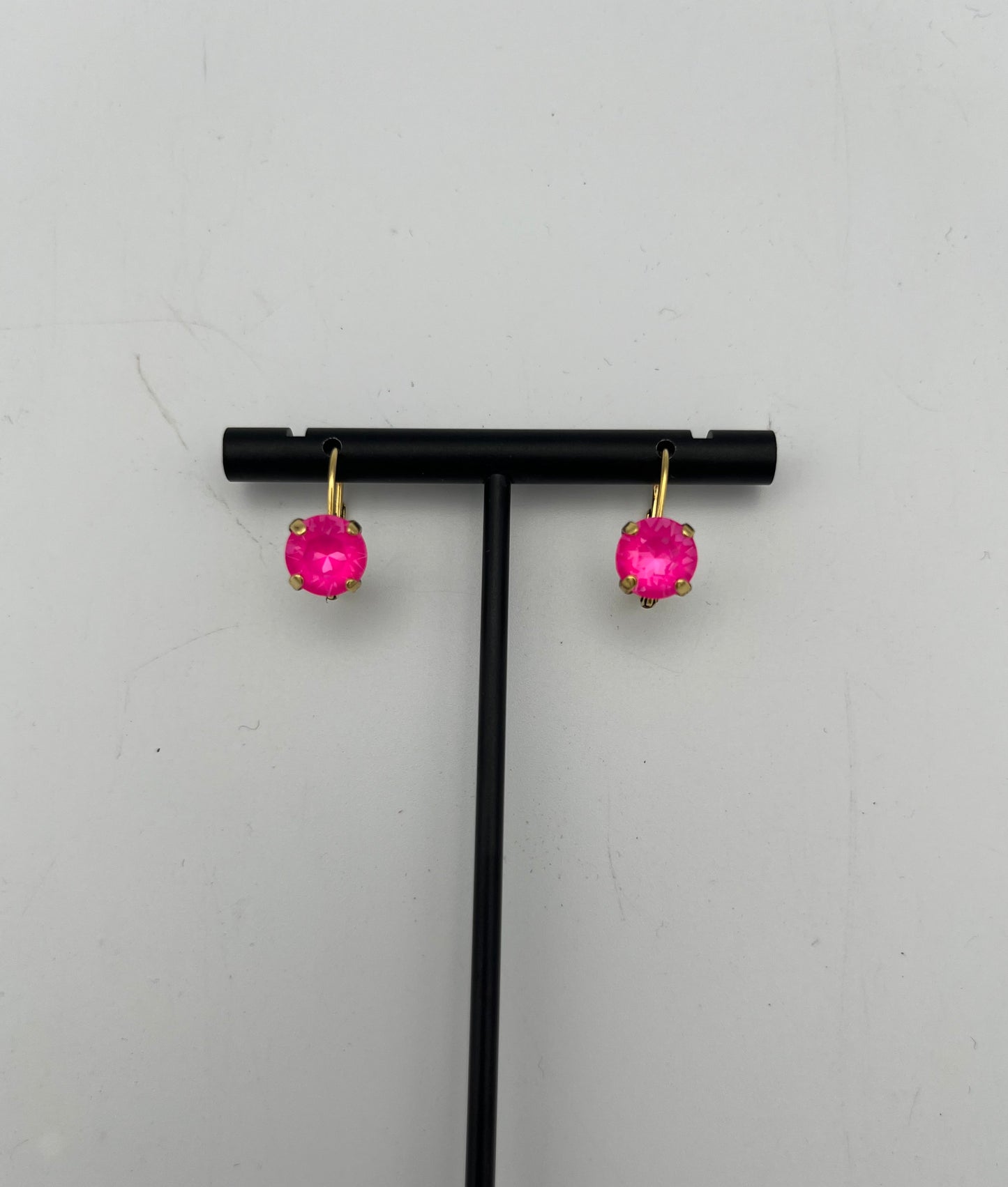 Tova Oakland Hook Earrings in Electric Pink Ignite