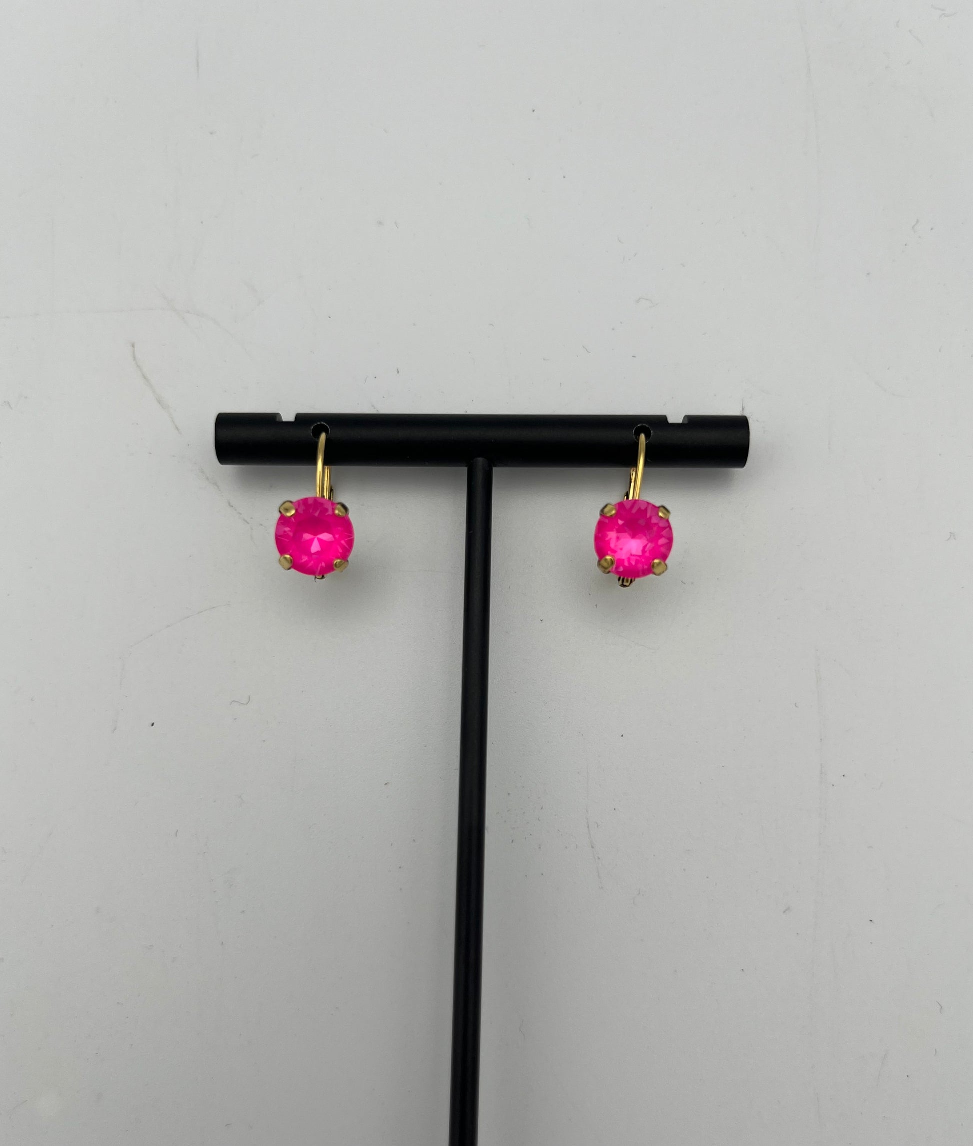 Tova Oakland Hook Earrings in Electric Pink Ignite