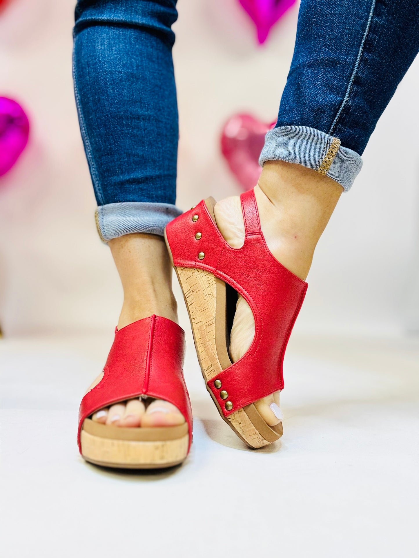 Corky's Red Volta II Sandals