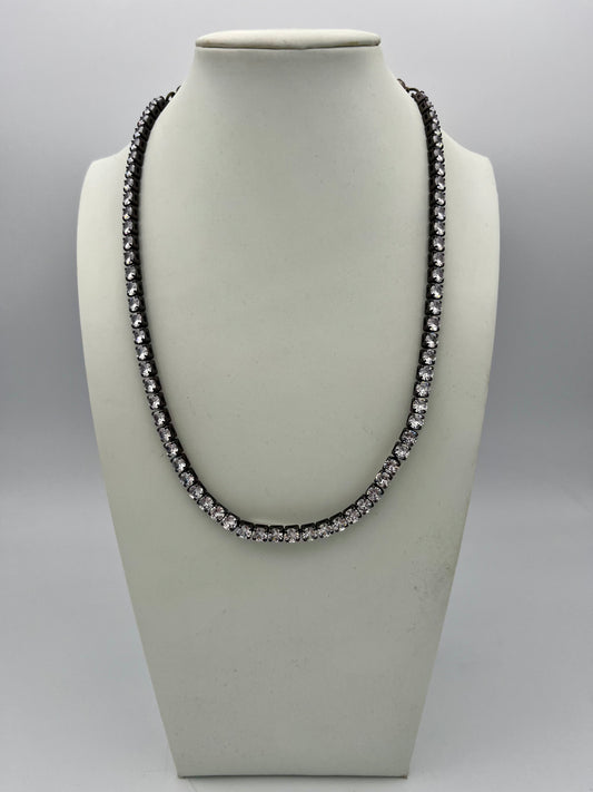 She Fancy Necklace in Gunmetal - FINAL SALE