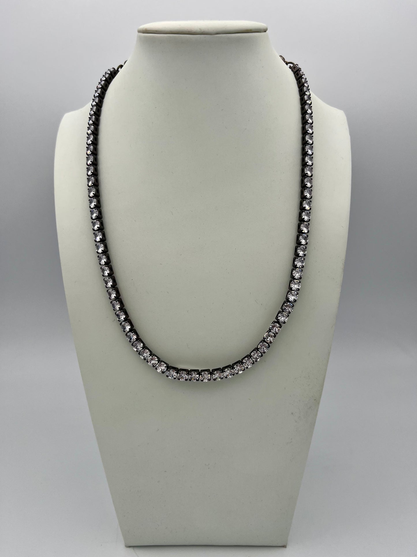 She Fancy Necklace in Gunmetal - FINAL SALE