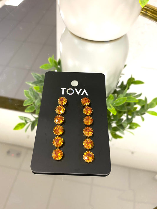 Tova Mini Lilibet Single Earrings in Chilli Pepper - FINAL SALE
