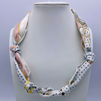 On the Move Knotted Scarf Necklace