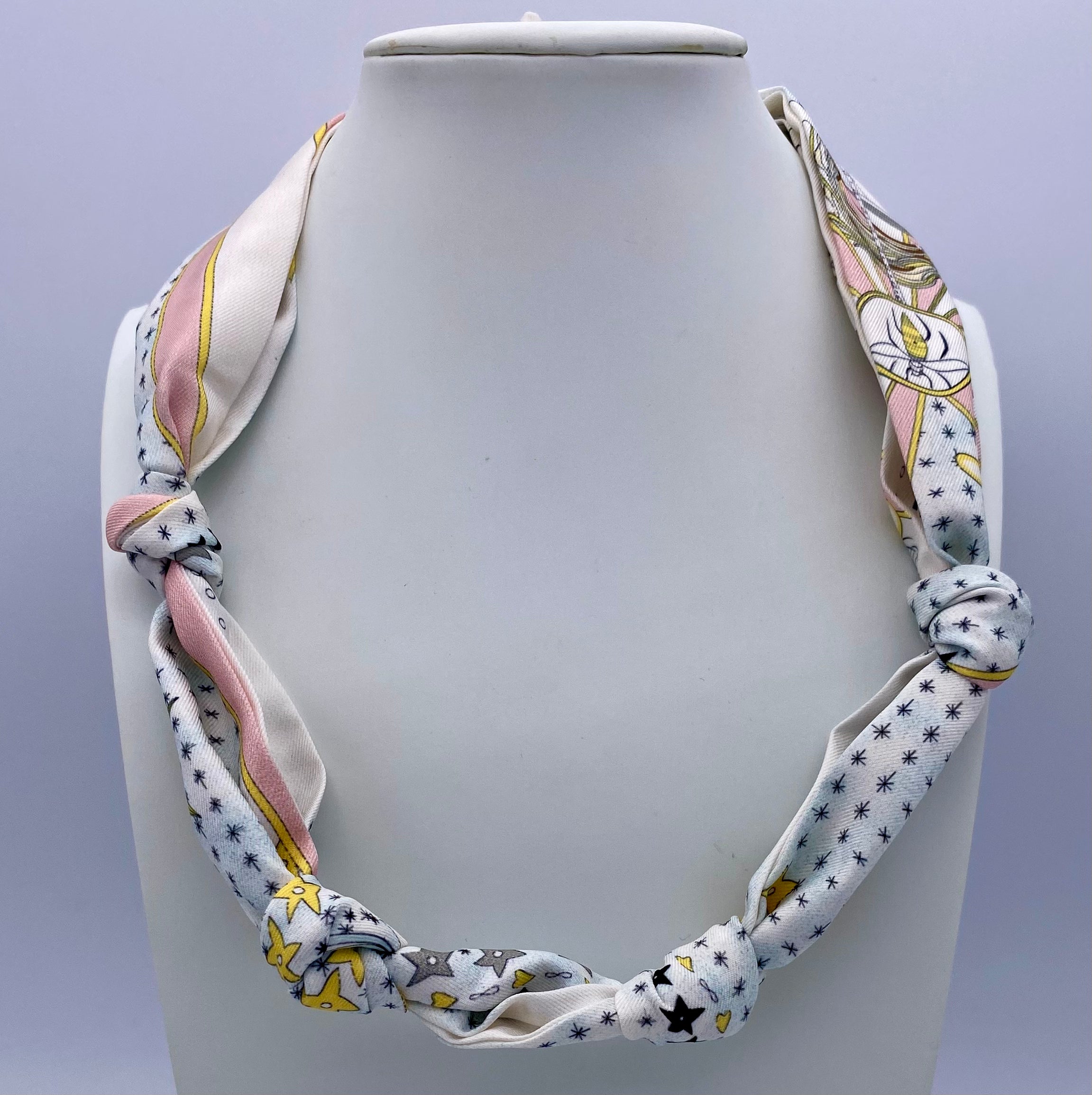 On the Move Knotted Scarf Necklace