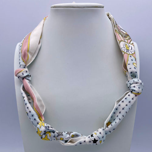 On the Move Knotted Scarf Necklace