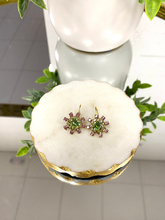 Tova Blaire Earrings in Peridot Glimmer - FINAL SALE