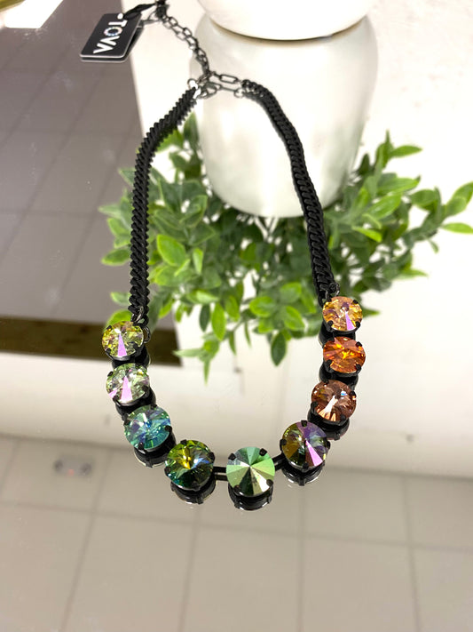 Tova Mini Sofia Necklace in Smutt Watermelon Mix - FINAL SALE
