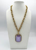 Tova Soleil Necklace in Lilac Ultra With Clear Border